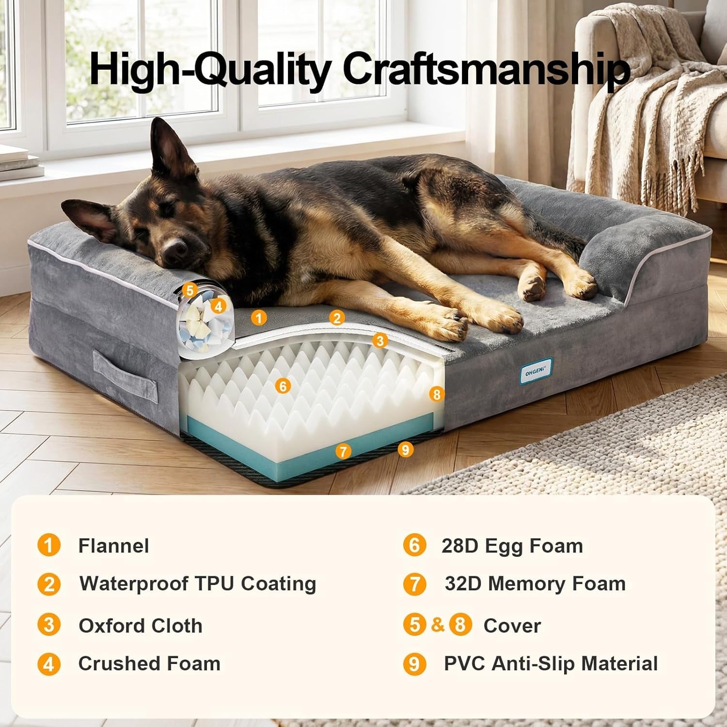 ohgeni-orthopedic-extra-large-dog-bed-couch-memory-foam-44-inch-gray-waterproof-pet-bed-with-machine-washable-removable-cover-soft-comfortable-fabric