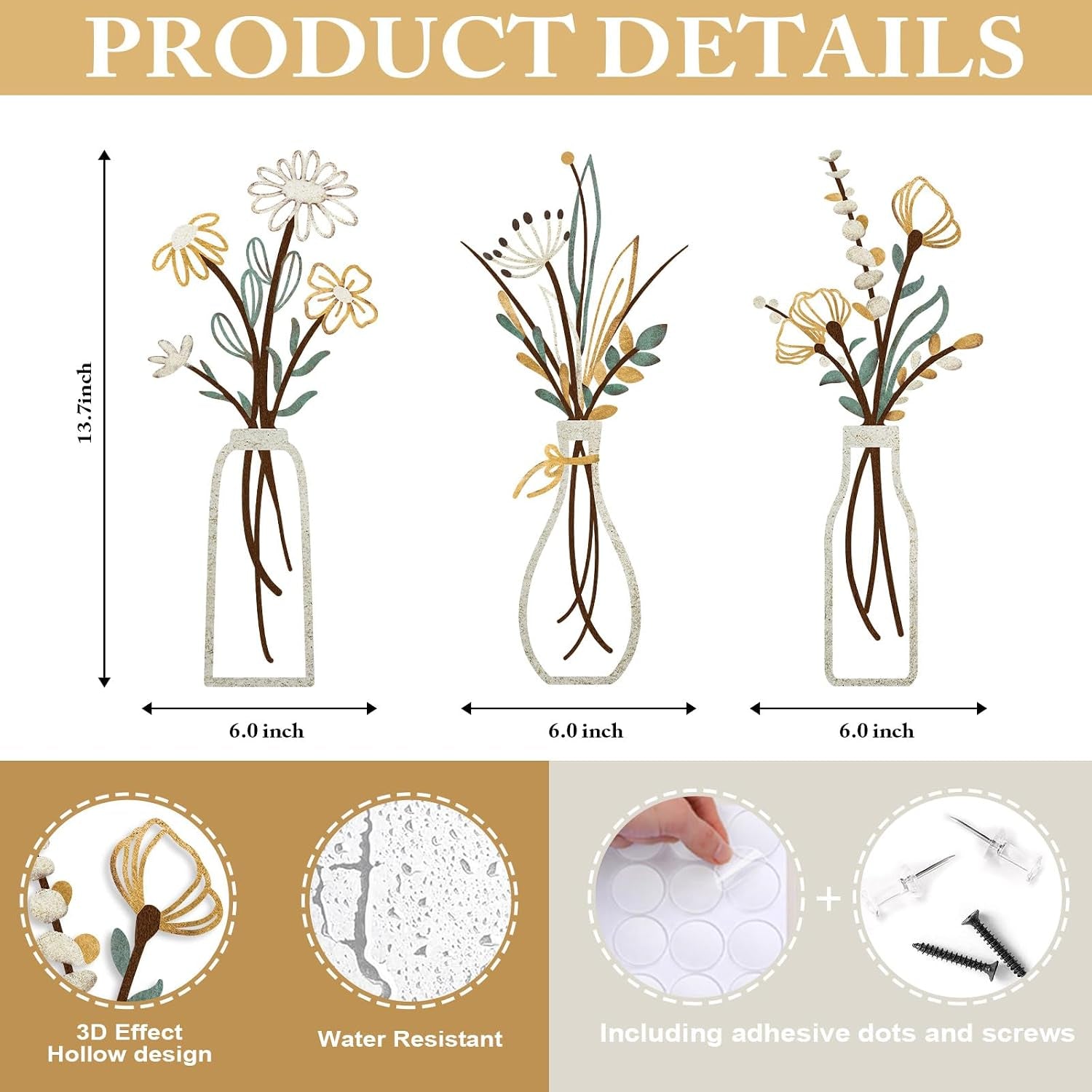3-pieces-metal-flowers-wall-art-rustic-farmhouse-decor-minimalist-decor-for-living-room-bathroom-bedroom-dining-room-housewarming-gifts-christmas-decorationbeige-vase-c