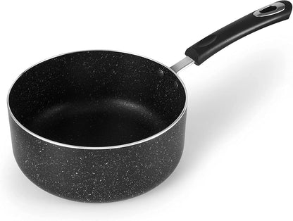 Nonstick Saucepan Set with Lid, Non Stick 1Qt & 2Qt Sauce Pan Set with Glass Lid Small Pot for Home Kitchen8