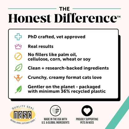 Fresh Breath Dental Bites for Cats – Crunchy & Creamy Cat Dental Treats for Fresh Breath, Tartar & Plaque Control – Dual-Texture Cat Oral Care Bites for Bright Teeth & Healthy Gums – 30 Day Supply8
