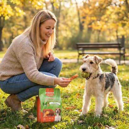 MON2SUN Dog Treats, Rawhide-Free Chicken Wrapped Sweet Potato, 25 Oz | Rawhide-Free, Soft & Chewy, Great for Training, No Artificial Colors, for All Breeds10