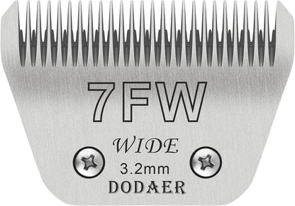 7FC Dog Grooming Ceramic Blades,Compatible with Andis,Oster A5,Wahl KM10 | Size 7FC Detachable Ceramic Blade 1/8-Inch 3.2MM Cut Length,3 Pack13
