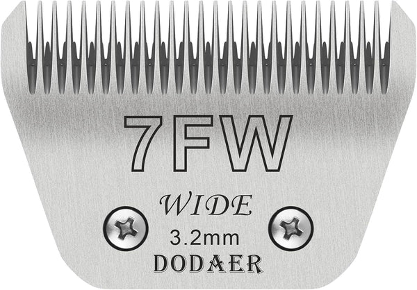 7FC Dog Grooming Ceramic Blades,Compatible with Andis,Oster A5,Wahl KM10 | Size 7FC Detachable Ceramic Blade 1/8-Inch 3.2MM Cut Length,3 Pack13