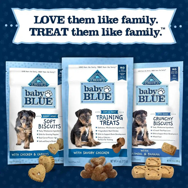 Blue Buffalo Baby Blue Training Treats Natural Puppy Soft Dog Treats, Savory Chicken 4-Oz Bag10