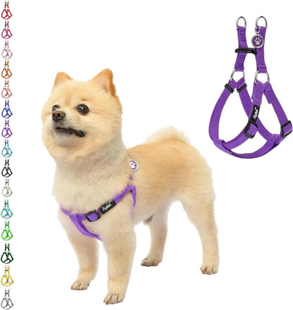 PUPTECK No Pull Dog Harness Soft Adjustable Basic Nylon Step in Puppy Vest Outdoor Walking with ID Tag54