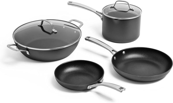 Calphalon Classic Hard-Anodized Nonstick Cookware Kitchen Essentials Set1