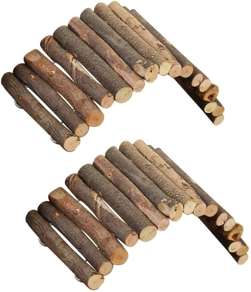 pinvnby-2-pcs-hamster-toys-wooden-hamster-ladder-bridge-tunnel-hide-guinea-pigs-cage-accessories-natural-hideout-for-small-animals-chinchillas-guinea-pigs-mouse-rat-ferret-rodents