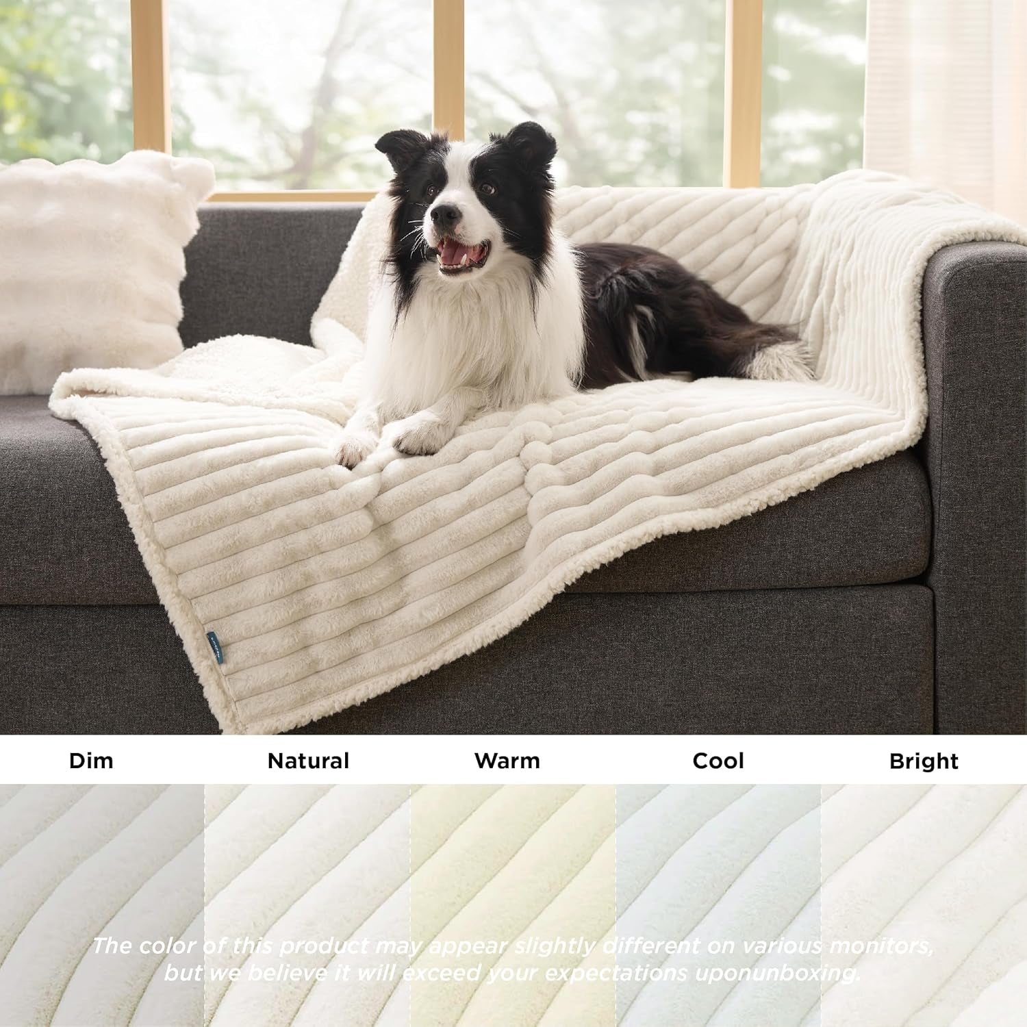 bedsure-comfyfleece™-waterproof-dog-blankets-for-large-dogs-50x60-cream-soft-plush-couch-cover-washable-corduroy-fleece-for-furniture-protector-cozy-calming-reversible-pet-blanket-for-senior-dogs