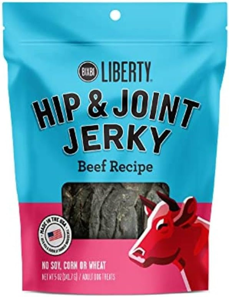 bixbi-liberty-functional-healthy-hip-and-joint-dog-jerky-treats-beef-recipe-5-ounce