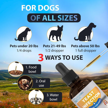 Yeast Infection Treatment for Dogs - Reduces Irritation & Inflammation - Soothing Itch Relief, Ear Infection Treatment5
