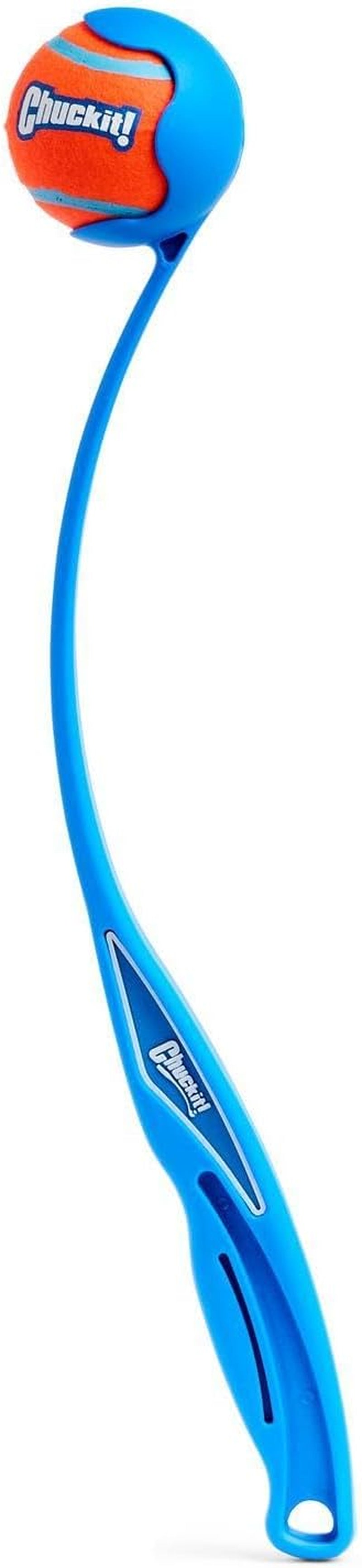 chuckit-dog-ball-launcher-12m-sport-with-12-handle-length-for-medium-2-5-dog-balls-for-dogs-20-60-lb-plastic-pet-fetch-ball-thrower-perfect-for-kids-made-in-usa-blue