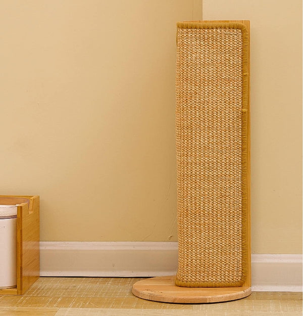SHENGOCASE 2-Pack 24.5" Tall No Drilling Wall Sofa Couch Corner Cat Sisal Scratcher,Scratching Post,Replaceable Sisal Scratch Pad Mat, Couch Protector3