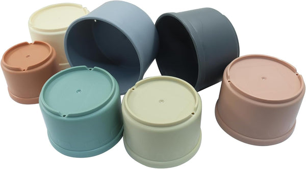 Foraging Cups for Rabbits, Multi-Colored, 8 Pcs | Small Animal Enrichment Tools, Graduated Sizes, Plastic Feeding Accessories, Pet Mental Stimulation3