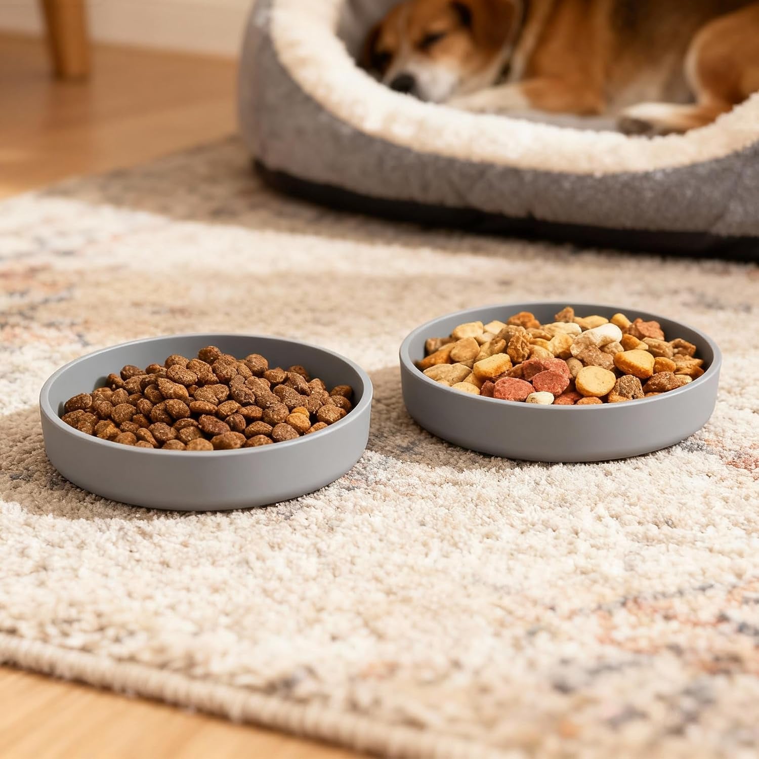silicone-cat-bowl-shallow-non-slip-cat-dishes-set-of-2-relief-whisker-fatigue-small-pet-dog-bowls-for-dry-wet-food-round-grey