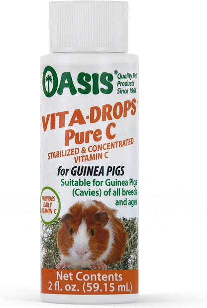 OASIS #80254 Vita Drops-Pure C for Guinea Pig, 2-Ounce, Packaging May Vary1