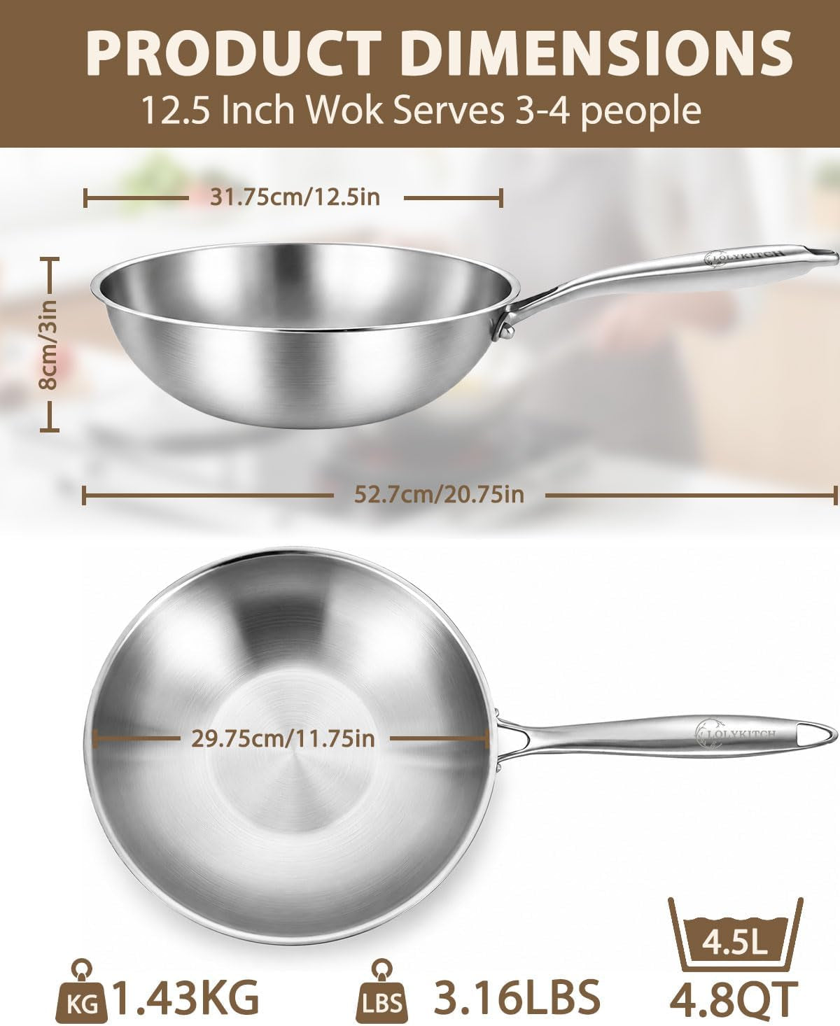 12-5-inch-tri-ply-stainless-steel-wok-pan-with-lid-detachable-handle-stir-frying-pan-induction-wok-dishwasher-and-oven-safe-heavy-duty-flat-bottom