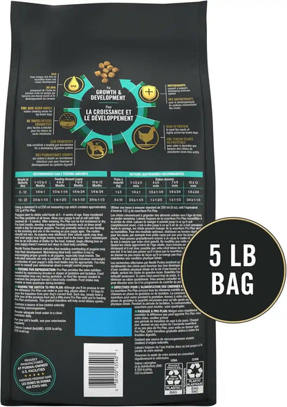 Purina Pro Plan High Protein Toy Breed Puppy Food DHA Chicken and Rice Formula - 5 Lb. Bag6