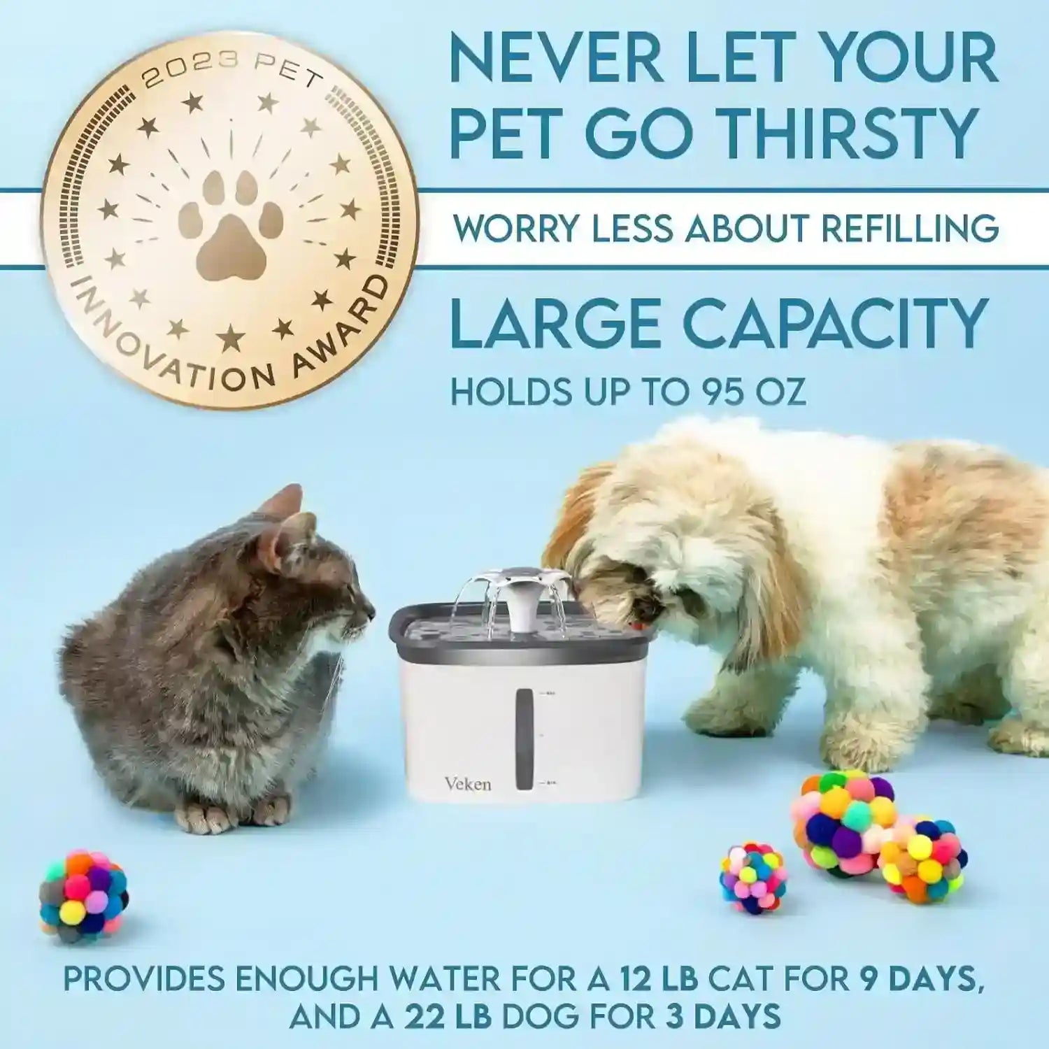 cat-and-dog-drinking-from-veken-pet-water-fountain-95-oz-capacity-2023-pet-innovation-award-winner