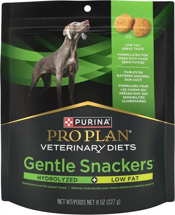 Purina Pro Plan Veterinary Diets Gentle Snackers Hydrolyzed plus Low Fat Dog Treats - 8 Oz. Pouch1