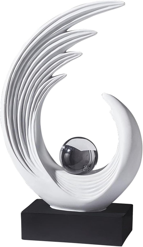 Modern Sculptures Dinning Room Shelf Decor Home Décor Accents | Abstract Art Accessories Decoration for Coffee Table Entryway Console Office Desk Living Room Shelves Housewarming Gift2
