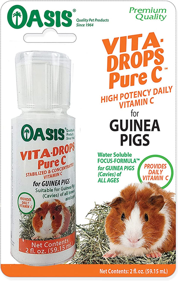 OASIS #80254 Vita Drops-Pure C for Guinea Pig, 2-Ounce, Packaging May Vary2