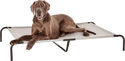 Amazon Basics Cooling Breathable Elevated Dog Bed with Metal Frame for Large Dogs, 51" X 31" X 8", Grey12