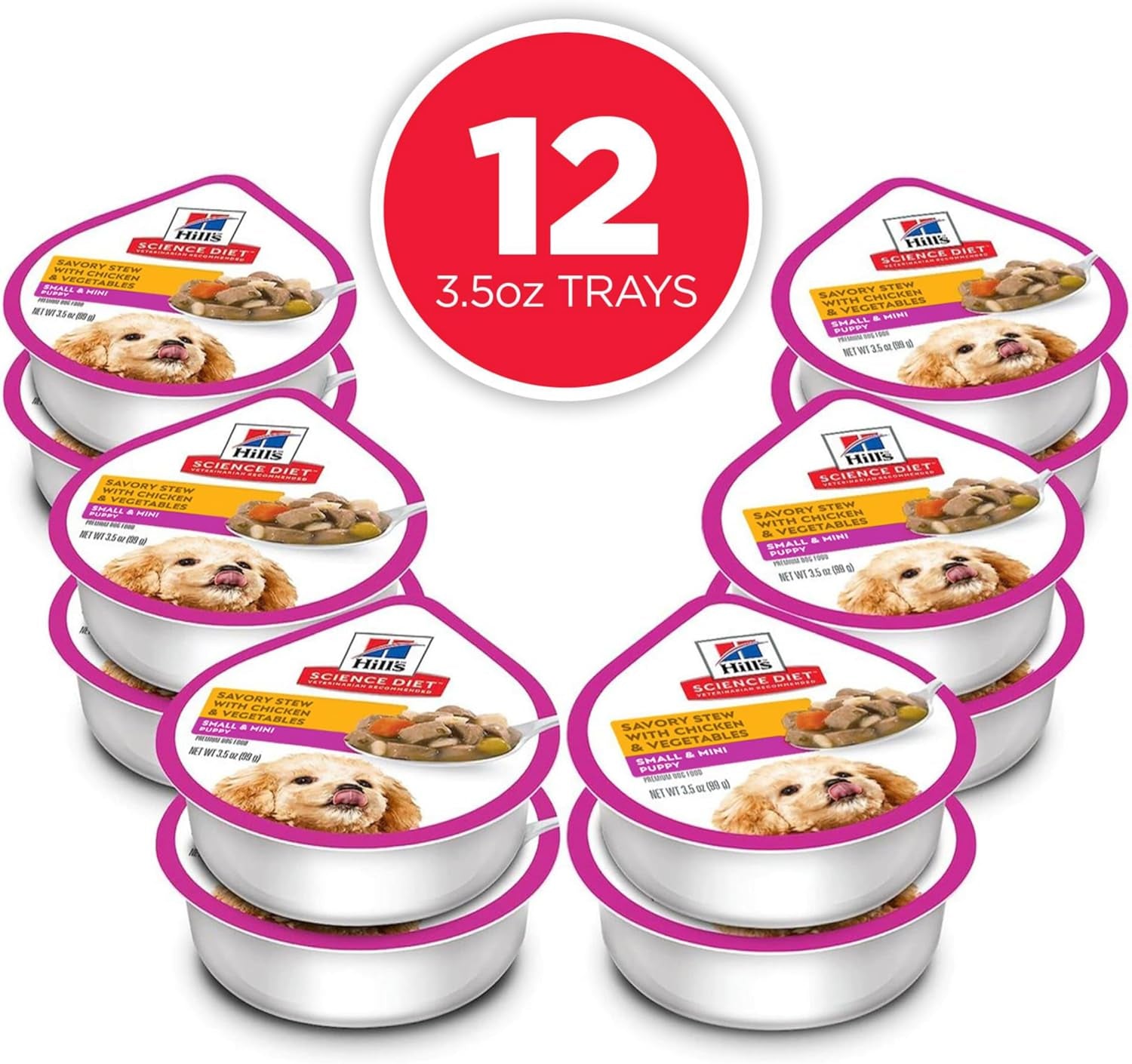 hills-science-diet-puppy-small-mini-wet-dog-food-1-veterinarian-recommended-chicken-vegetables-3-5-oz-trays-12-pack