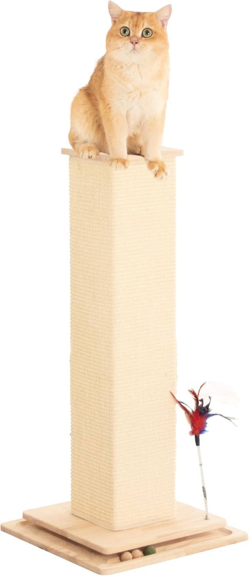 sturdy-cat-scratching-post-for-indoor-cats-kittens-classic-single-post-with-sisal-rope-jute-fiber-wood-base