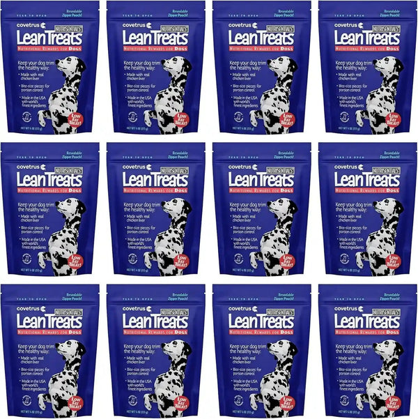 Covetrus Nutrisential Lean Treats for Dogs - Small, Medium & Large Dogs (K9) - Nutritional Low Fat, Bite-Size - Soft Chicken Flavor - Chicken Flavor - 3 Pack - 4Oz9