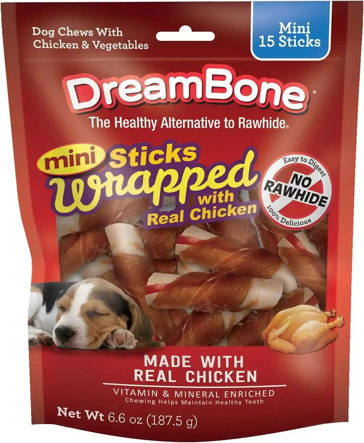 dreambone-chicken-wrapped-mini-stick-dog-treats-daily-rawhide-free-chew-digests-safely-and-completely-with-real-protein-chicken-and-veggies-15-count