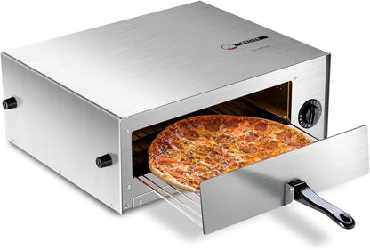 Indoor Pizza Oven Countertop, 1450W | 30Mins Timer, Multifunctional Electric Cooker, Handle & Removable Tray, Kitchen and Commercial Use1