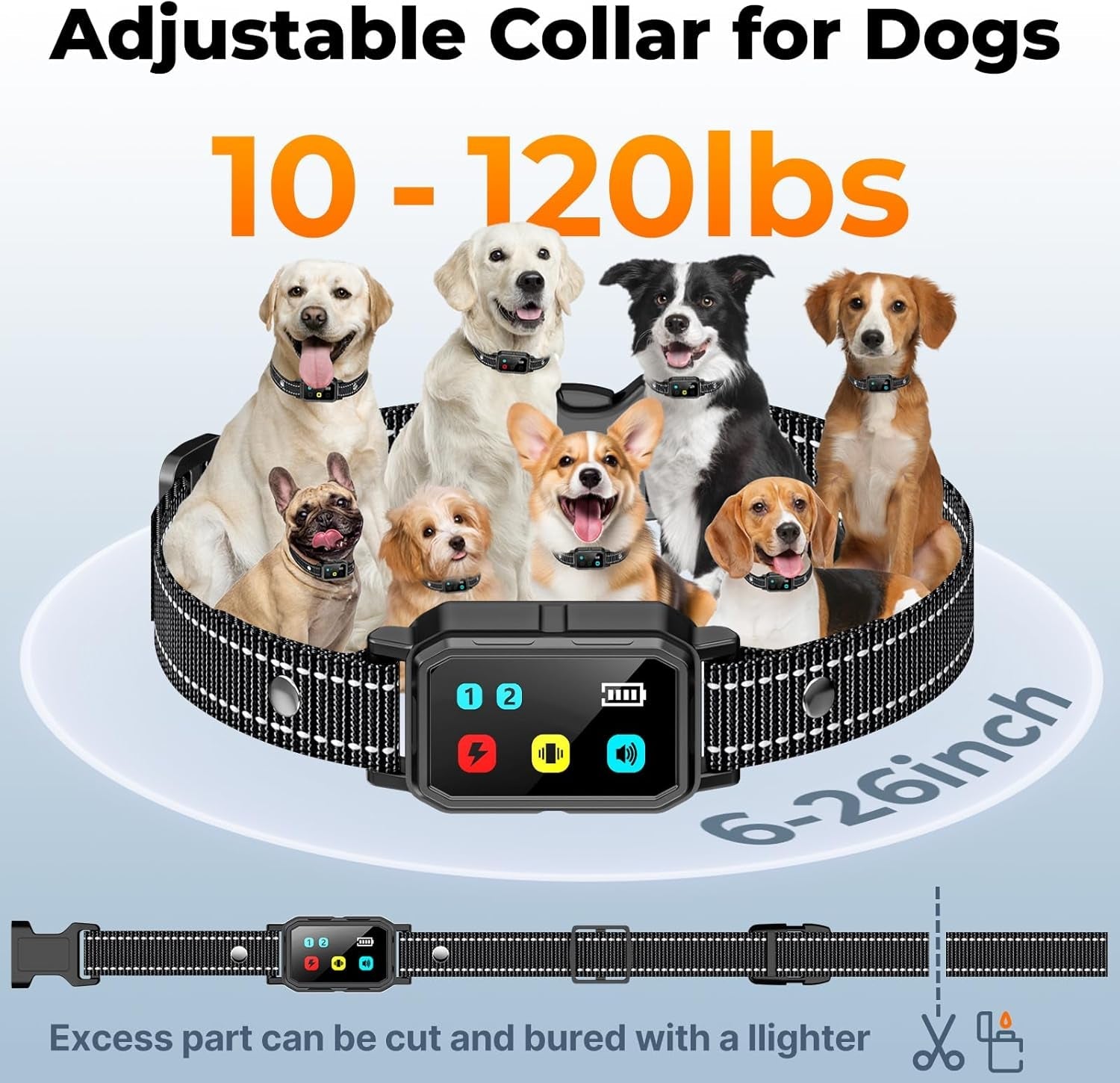 ai-dog-shock-collar-2-dogs-10-120lbs-3300ft-dog-training-collar-with-remote-ipx7-waterproof-collar-with-beep-vibration-safe-shock-for-large-medium-small-dogs-keypad-lock-and-flashing-light