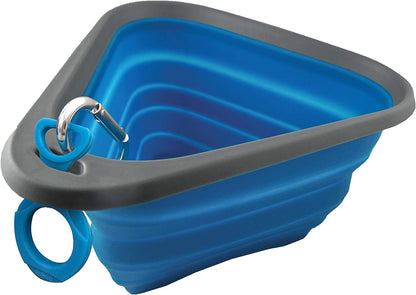 Kurgo Collaps-A-Bowl, Barn Red | Collapsible Travel Dog Bowl, Holds up to 24Oz, Food-Grade Silicone, PVC & Bpa-Free, Dishwasher Safe, Includes Carabiner Clip6