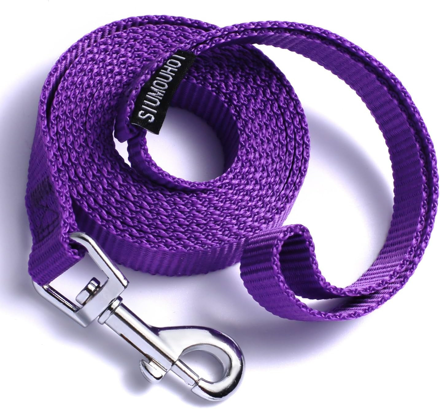 6-ft-puppy-leashes-strong-traditional-style-leash-with-easy-to-use-collar-hook-dog-lead-great-for-small-and-medium-and-large-dog-pink-5-8-in-x-6-ft