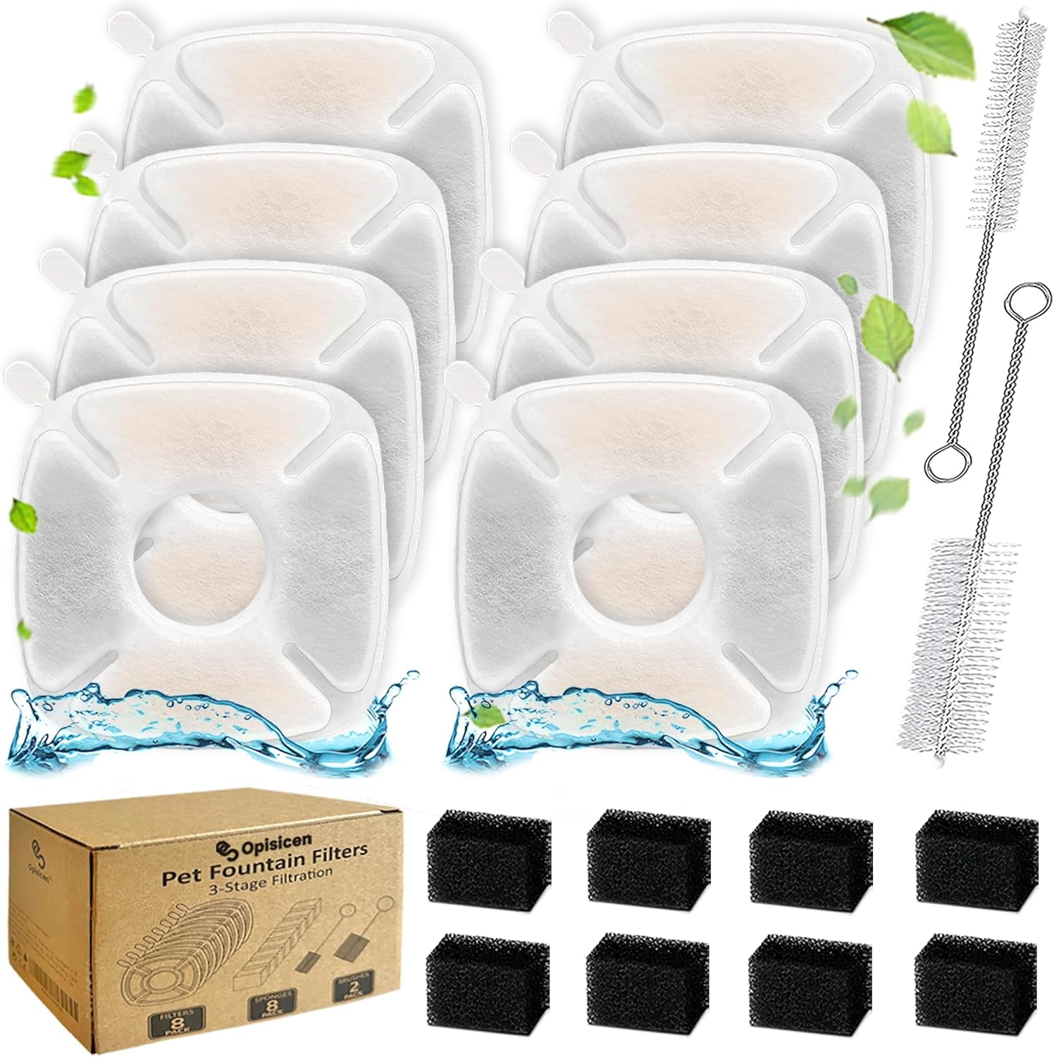 34-pcs-cat-fountain-filters-replacement-compatible-with-veken-95oz-2-8l-cat-water-fountain-filters-automatic-dog-water-fountain-filters-pet-fountain