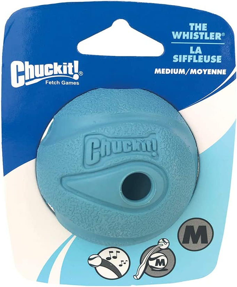 chuckit-the-whistler-ball-dog-toy-medium-2-5-inch-diameter-for-dogs-20-60-lbs-pack-of-2-multicolor