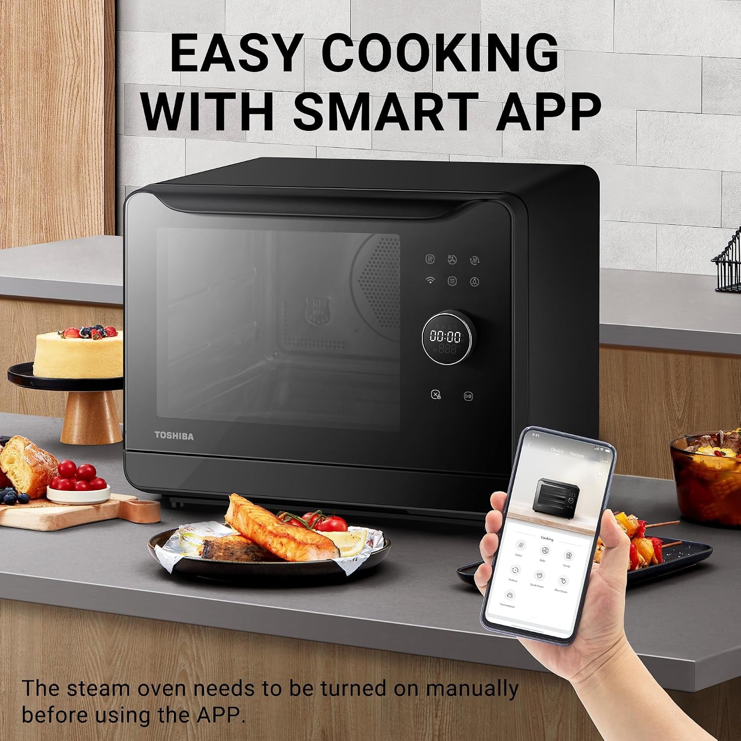 6-in-1-compact-steam-oven-combi-oven-countertop-with-convection-steam-bake-ferment-air-fryer-slow-cook-smart-app-control-36-preset-menus-and-steam-cleaning-20l