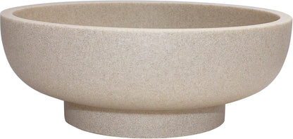 Decorative Bowl, Large Fruit Bowl, Sand Beige | Fruit Bowl for Kitchen Counter, Modern Resin Bowl for Home Decor, Key Holder for Entry Table1