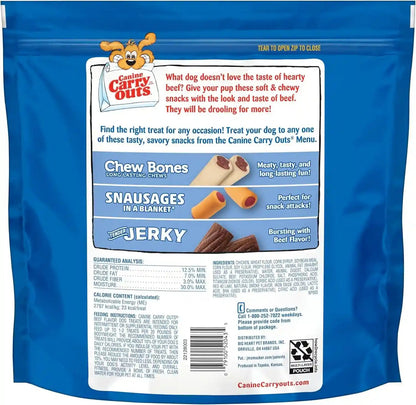 Canine Carry Outs Beef Flavor Dog Treats, 47 Ounce Bag8
