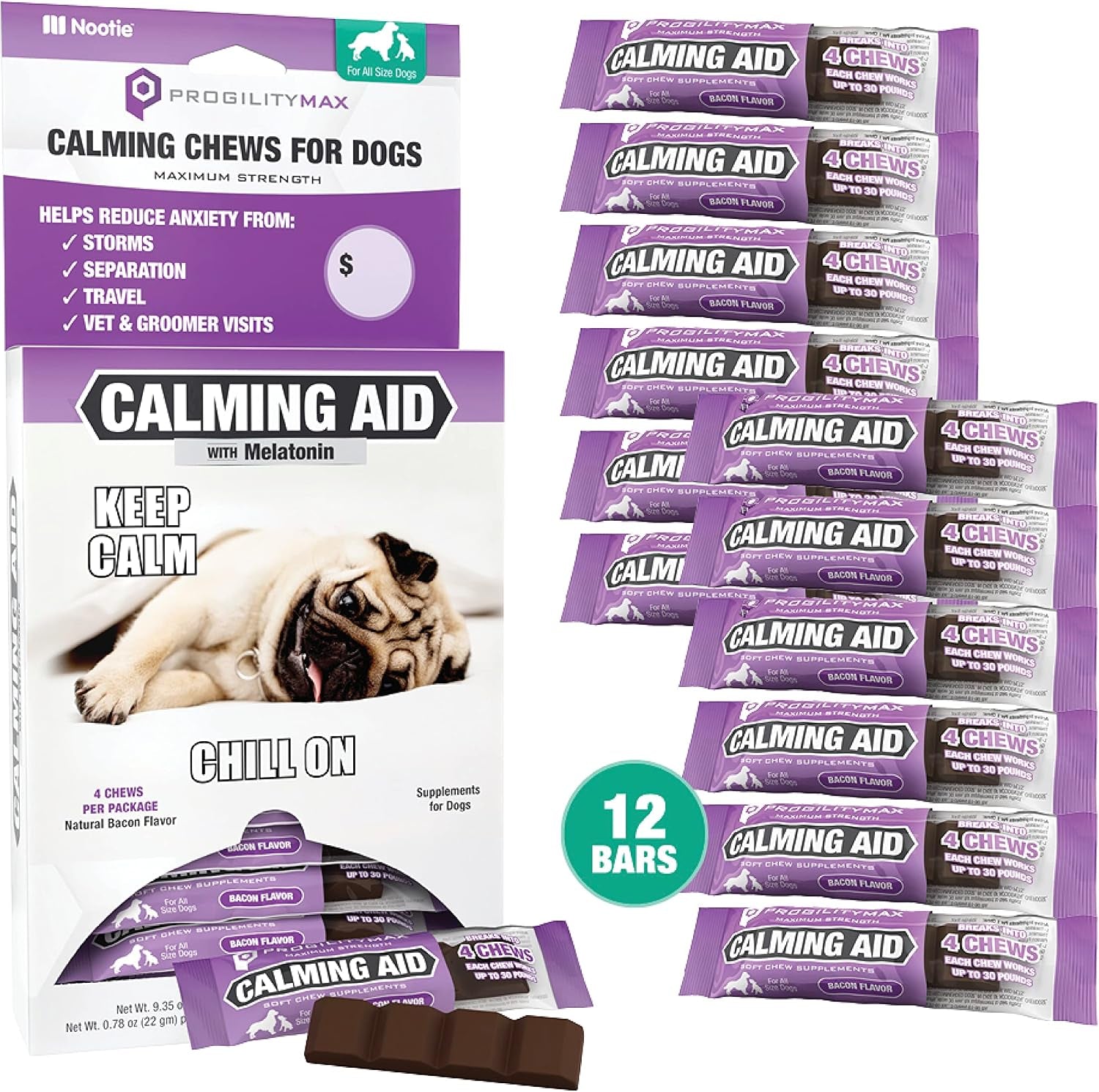 progility-calming-aid-with-melatonin-for-dogs-stress-situational-support-90-soft-chews-supports-calm-behavior-for-storms-fireworks-travel-vet-visits-easy-to-serve-daily-supplement