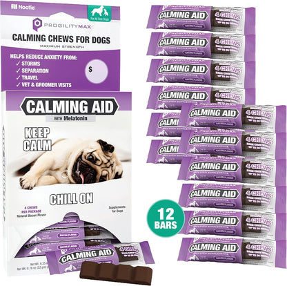Progility Calming Aid with Melatonin for Dogs, Stress & Situational Support | 90 Soft Chews, Supports Calm Behavior for Storms, Fireworks, Travel, Vet Visits, Easy to Serve Daily Supplement7