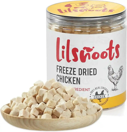 Freeze Dried Chicken Dog Treats Cat Treats, Single Ingredient Raw Chicken Pettreats, Training Treats, Food Meal Topper, Rawhide Free Freeze Dried Chicken High Protein, 5.6Oz11