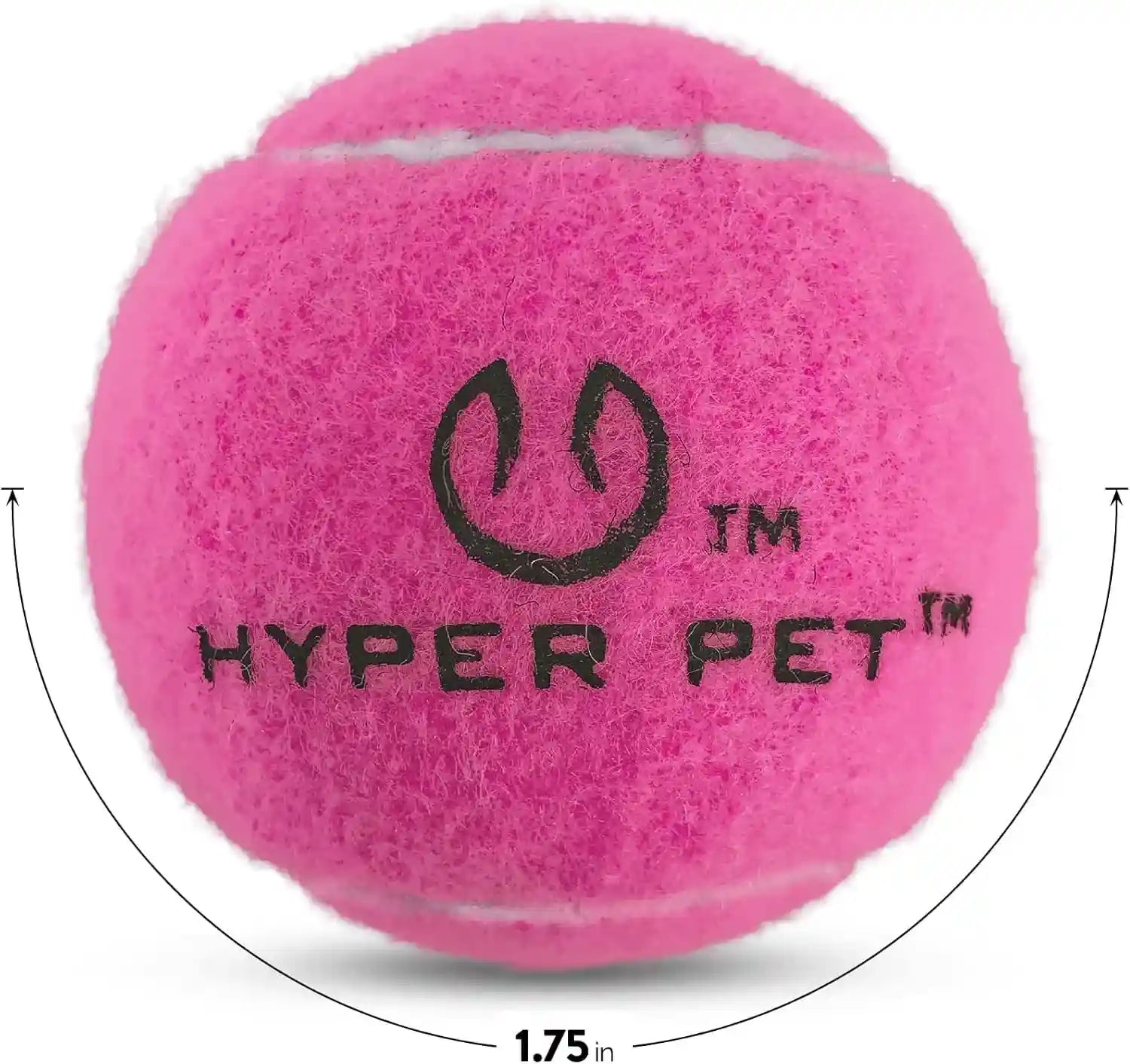 hyper-pet-mini-extra-small-tennis-balls-for-dogs-1-75-inch-4-pack-pink-safe-interactive-playthings-for-exercise-and-training-works-with-the-k9-kannon-launcher-keeps-little-pups-active-daily
