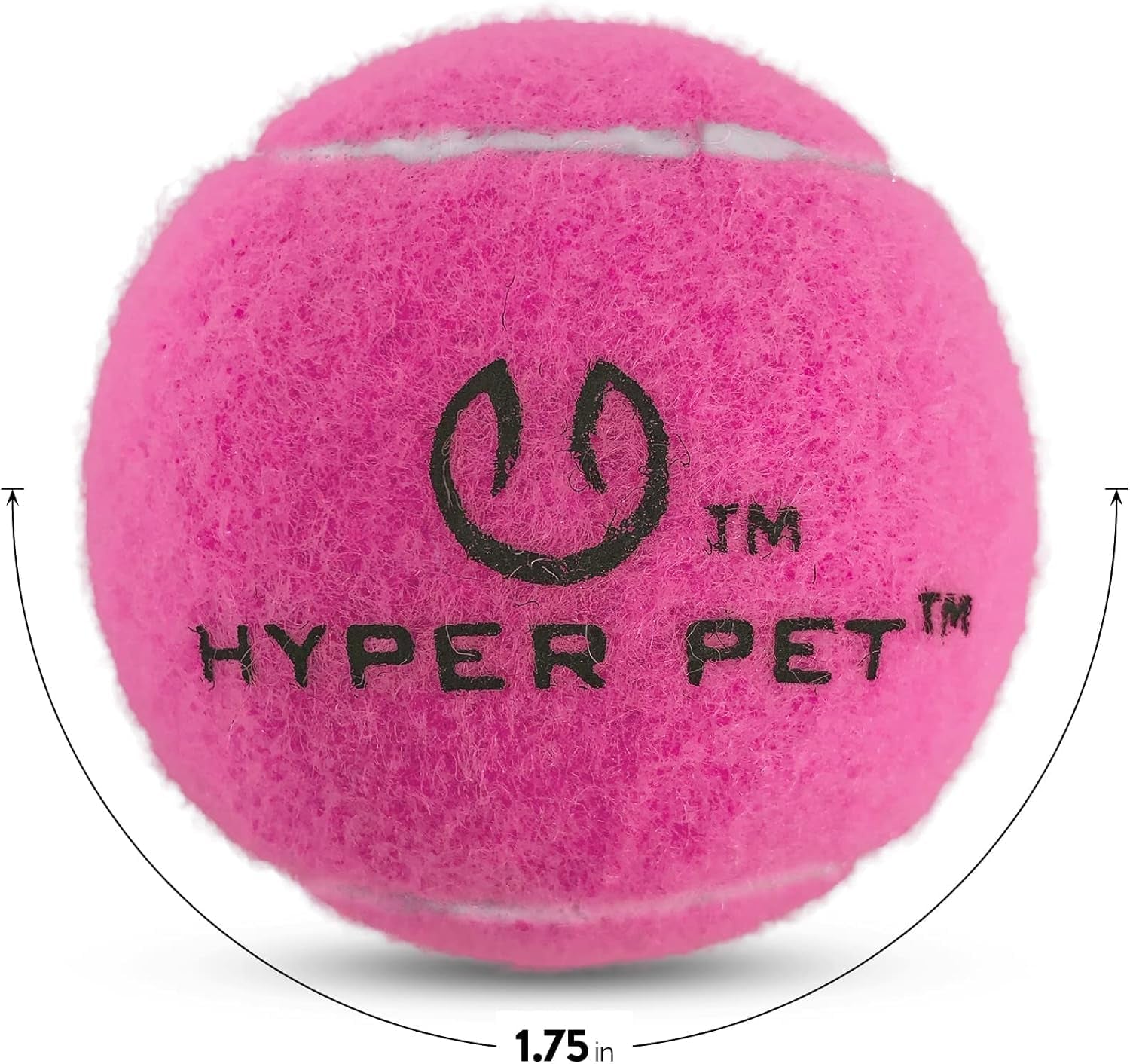hyper-pet-mini-extra-small-tennis-balls-for-dogs-1-75-inch-4-pack-pink-safe-interactive-playthings-for-exercise-and-training-works-with-the-k9-kannon-launcher-keeps-little-pups-active-daily
