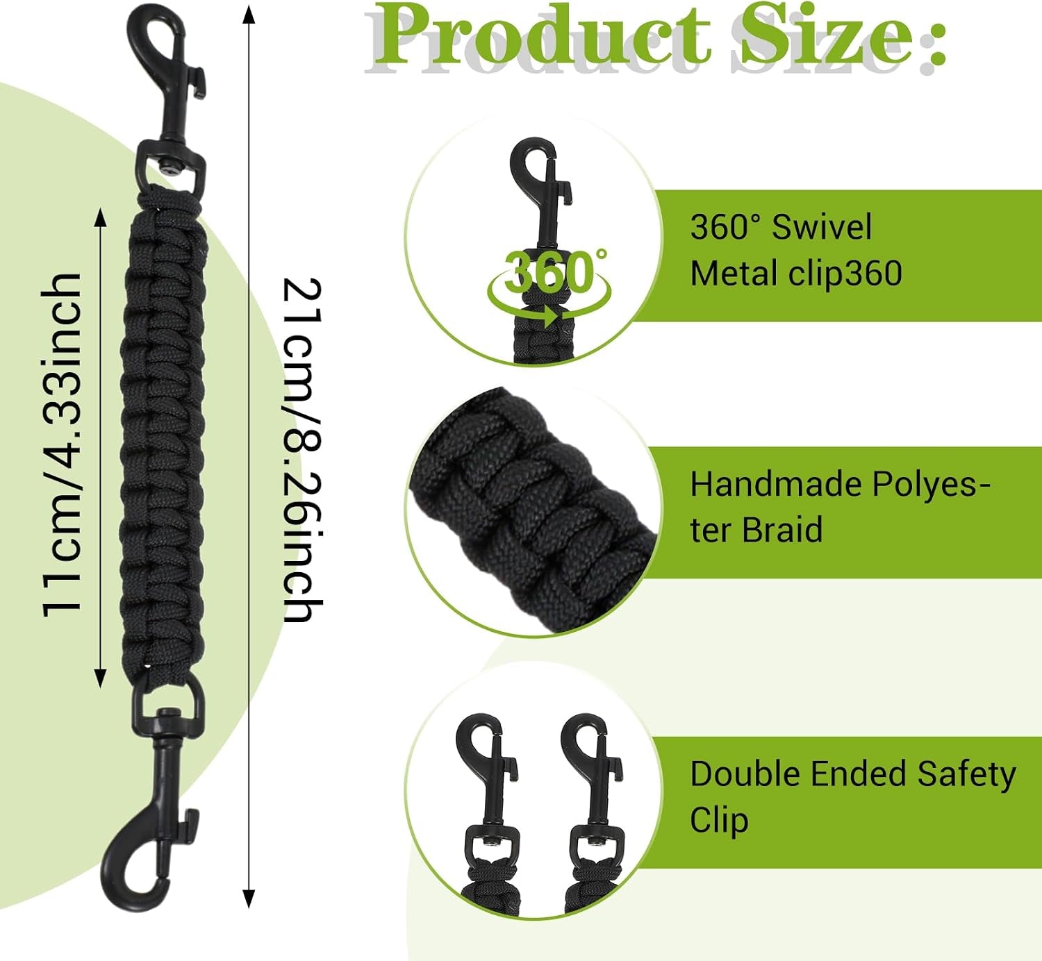 yuanchu-safety-clip-for-dog-collar-double-ended-dog-collar-safety-clip-backup-safety-strap-with-dual-clasps-leash-connector-for-prong-collar-harness-vests-walking-running-training