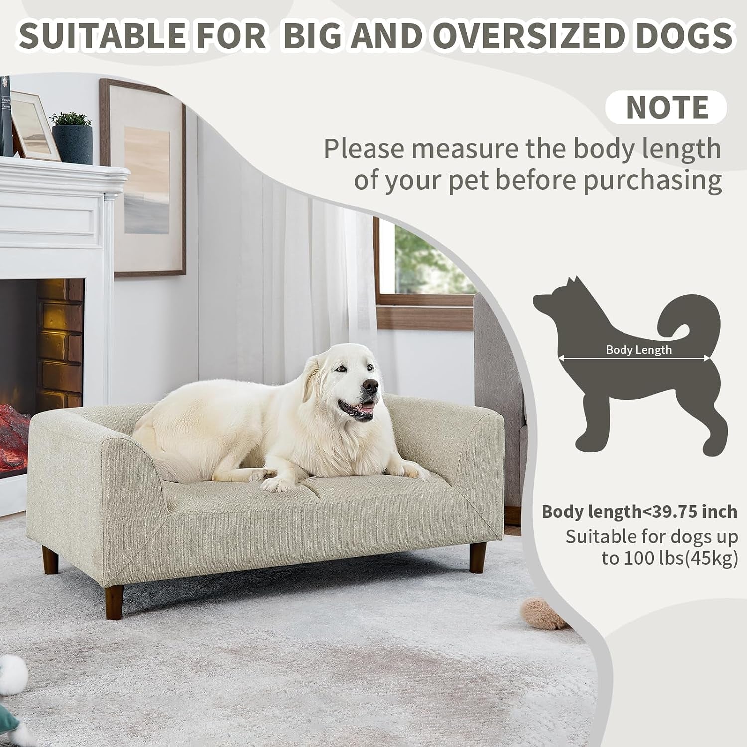 39-75-modern-pet-sofa-with-backrest-and-armrests-comfortable-foam-cushion-dog-couch-for-small-and-medium-dogs-stable-leg-design-for-living-room
