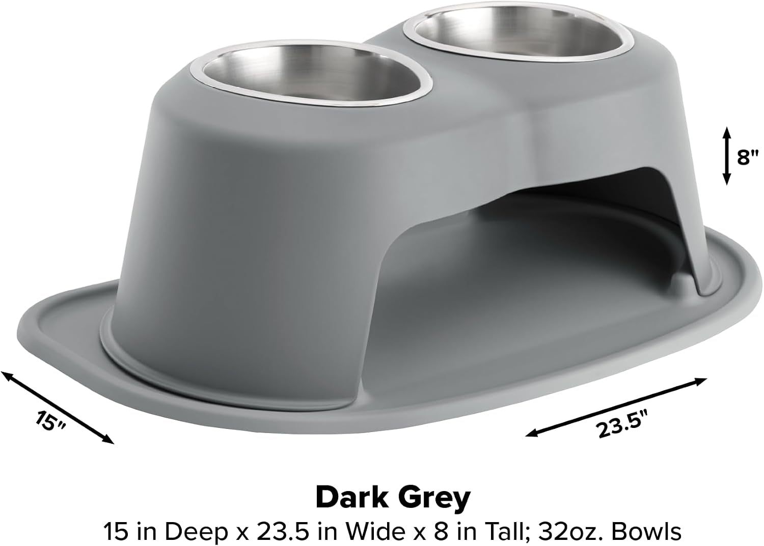 weathertech-double-high-pet-feeding-system-elevated-dog-cat-bowls-8-inch-high-dark-grey-dhc3208dgdg