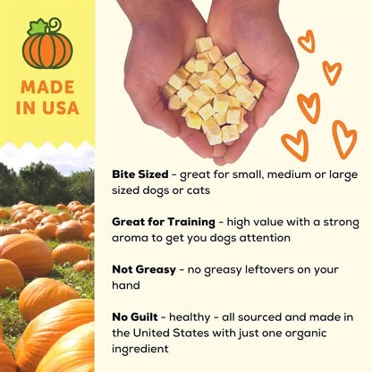 A Better Treat – Organic, Single Ingredient, Freeze Dried Pumpkin, Grass Fed & Finished Beef Liver, Chicken, Sweet Potato Dog Treats & Cat Treats | Natural, Healthy, Diabetic Friendly | Made in USA4
