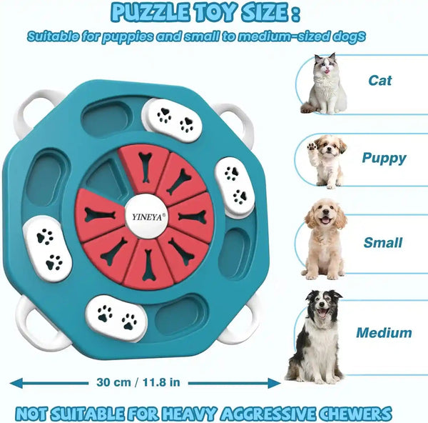 YINEYA Dog Puzzle Toy, Enrichment Toys for Dogs Training IQ & Treat Brain Games, Dog Toys to Keep Them Busy, Mental Stimulation for Dogs, Puppy Toy for Treat Dispensing, Puzzle for Small, Medium, Cats4