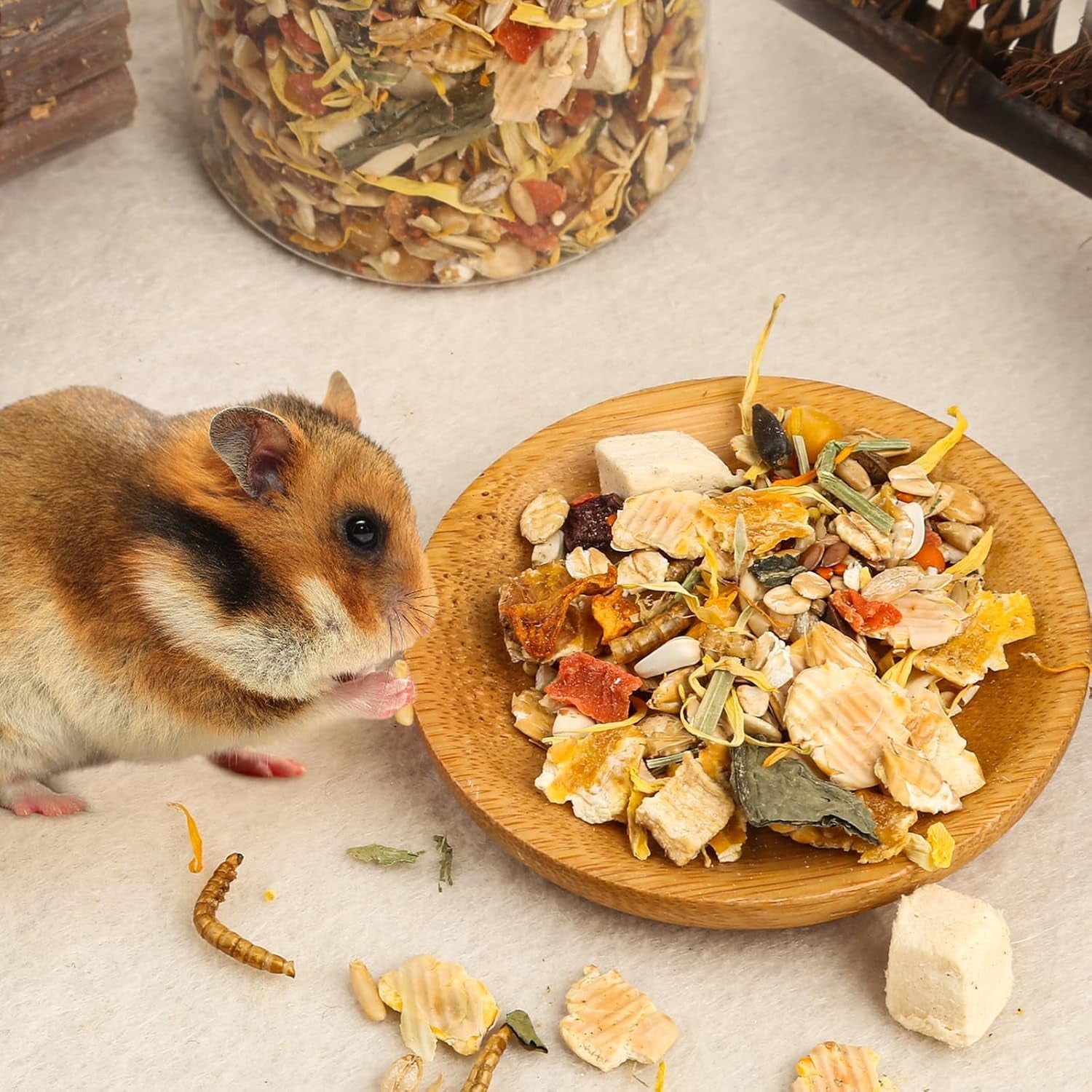 abizoo-hamster-gerbil-treat-natural-health-gourmet-hamster-and-gerbil-food-for-small-animals-with-seeds-and-grains-vitamin-nutrient-fortified